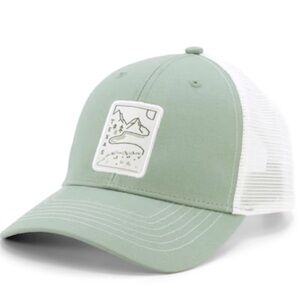 Infinity Brands Women's Sage/White Cotton Baseball cap, Concealed hair opening